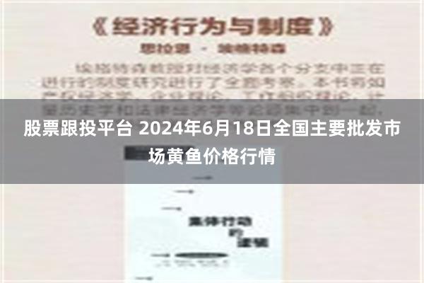 股票跟投平台 2024年6月18日全国主要批发市场黄鱼价格行情