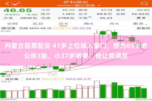 内蒙古股票配资 41岁上位嫁入豪门，想为85岁老公拼3胎，小37岁娇妻：他让我满足