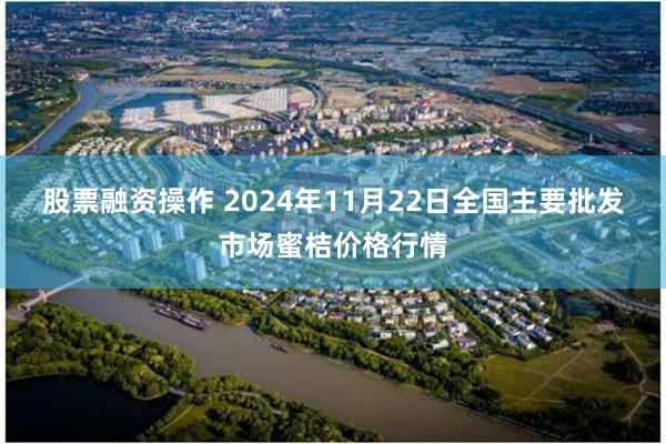 股票融资操作 2024年11月22日全国主要批发市场蜜桔价格行情