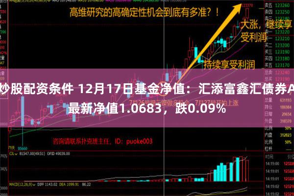 炒股配资条件 12月17日基金净值：汇添富鑫汇债券A最新净值1.0683，跌0.