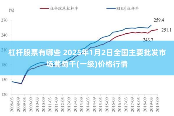 杠杆股票有哪些 2025年1月2日全国主要批发市场葡萄干(一级)价格行情